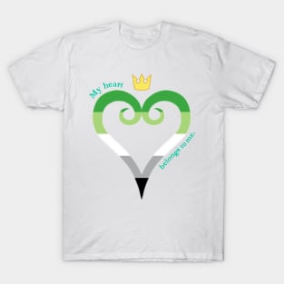 Aro Pride Heart T-Shirt